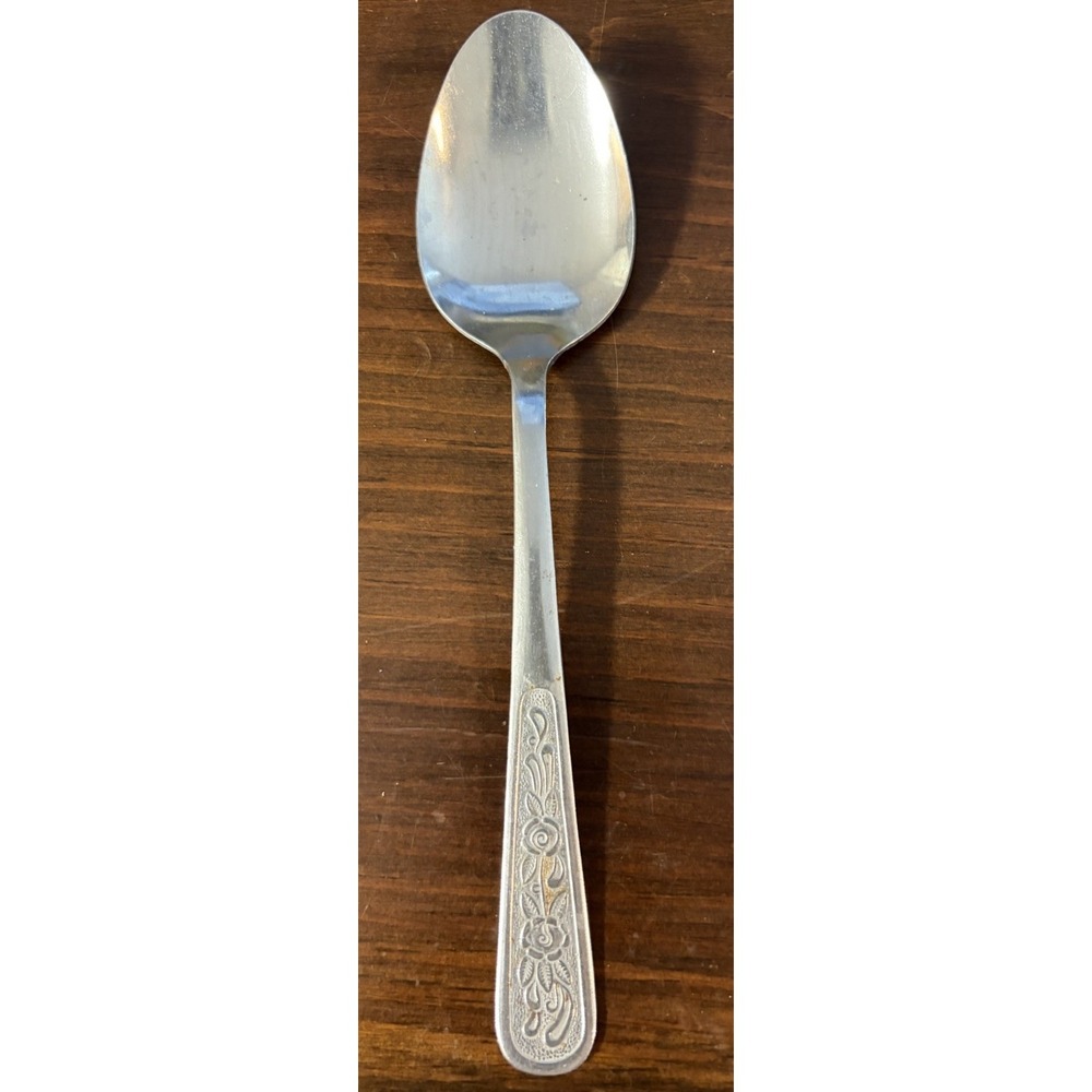 Stanley Roberts Floral Mist Stainless Place Tablespoon 7" Rose Replacement